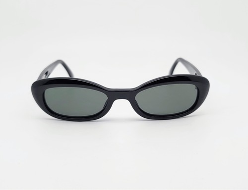 JEAN LAFONT PARIS FRANCE WOMENS 100 CORSE CAT-EYE BLACK SUNGLASSES