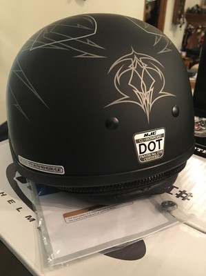 hjc cl-ironroad helmet show boat mc5f HJC CL-Ironroad Show Boat MC-5F Adult Large LG Open Face Helmet