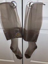 VINTAGE BETTY CAROLLE GARTER NYLONS SEAMLESS SHEER DUPONT NYLON 10 1/2-L 34"