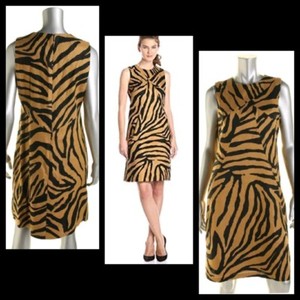 anne klein animal print dress