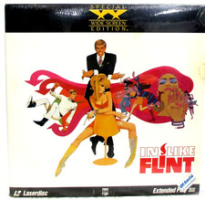 IN LIKE FLINT Laserdisc EP Widescreen NEW, SEALED James Coburn