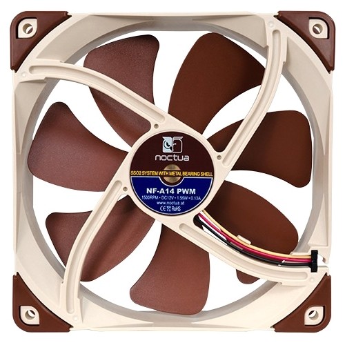 Noctua Nf-a14 PWM Linus Tech Tips Edition 140mm Cooling Fan With 1500 ...