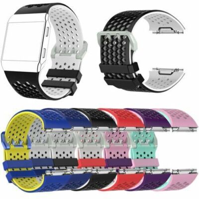 Für Fitbit Ionic Uhrenarmband Silikon Sport Fitness Ersatz Armband Uhrenarmband