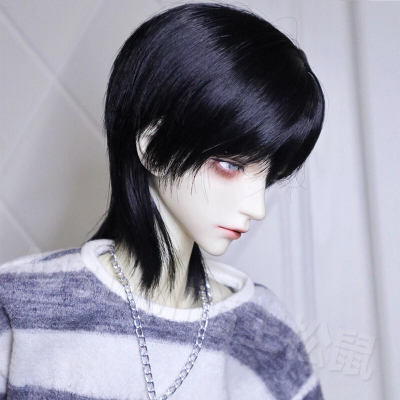 1/6 1/4 1/3 Uncle Male BJD Doll Boy Short Wig Hair High Temperature Fiber DIY - Image 4 of 4