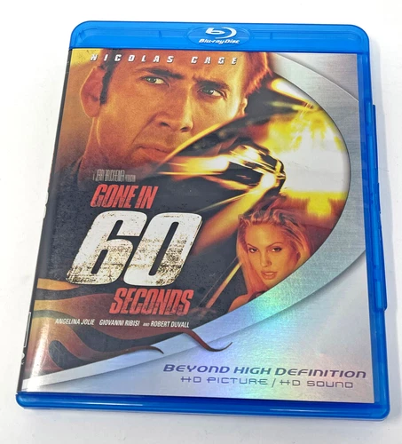 Gone in 60 Seconds (Blu-ray, 2006) Nicolas Cage 2000 Used Works