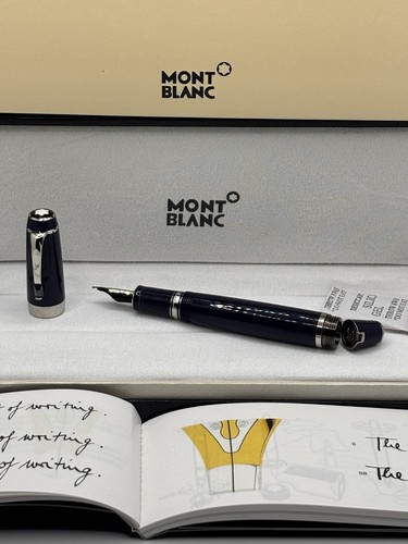 Fantastic Montblanc Boheme Rouge Blue+Silver Color Body {Black Ink}Fountain Pen - 第 6/8 張圖片