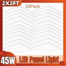 2X2 LED Flat Panel Light 5000K 45W AC100-277V Dimmable, Backlit Ceiling Lights