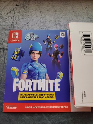 Fortnite Wildcat Bundle and 2000 V-Bucks Code | eBay