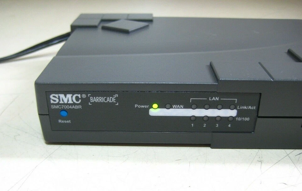 3X: SMC BARRICADE SMC7004ABR BROADBAND ROUTER W/ BUILT-IN PRINTER SERVER - Image 3 of 4