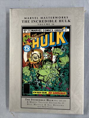 MARVEL MASTERWORKS  INCREDIBLE HULK Vol #16 Hard Cover (2022) Global Ship