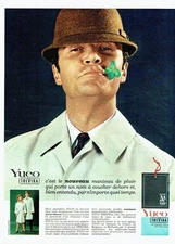 Advertising 067 1964 Yuco Trevira Men's Rain Coat