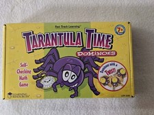 Learning Resources Tarantula Time Dominoes, Self Checking Math Game, 36 Dominoes
