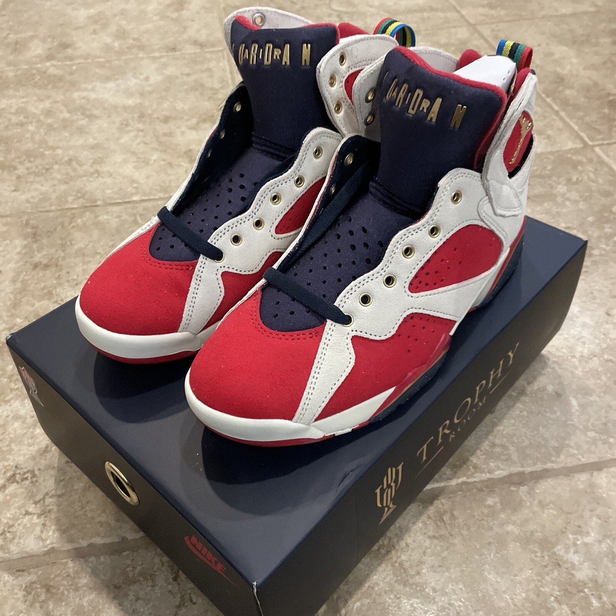 【Nike】Jordan 7 x Trophy Room Retro SP DM1195-474 Size 9 - Jordan 7 Retro x Trophy Room New Sheriff In Town
