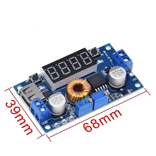 DC 5V 12V 24V 5A CCCV Buck Konverter Step Down Modul LED Treiber Batterieladegerät - Bild 8 von 8