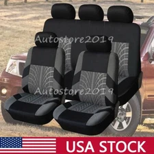 For Nissan Frontier 2009-2023 Front & Rear Cloth Cushion 5 Seat Covers Full Set