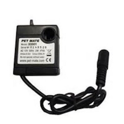 Cat Mate Ersatzpumpe 410595 für Trinkautomat 355, 12V schwarz, Wasserzufuhr