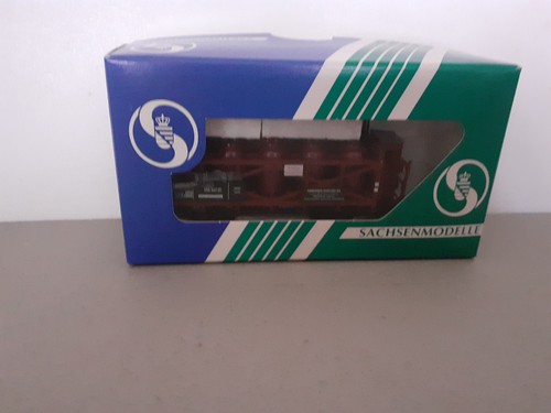 Sachsenmodelle 16140 DB Ep. III Säuretopfwagen m. BrHs Hoechst H0/DC-OVP,Roco-KK | Zustand: Gebraucht