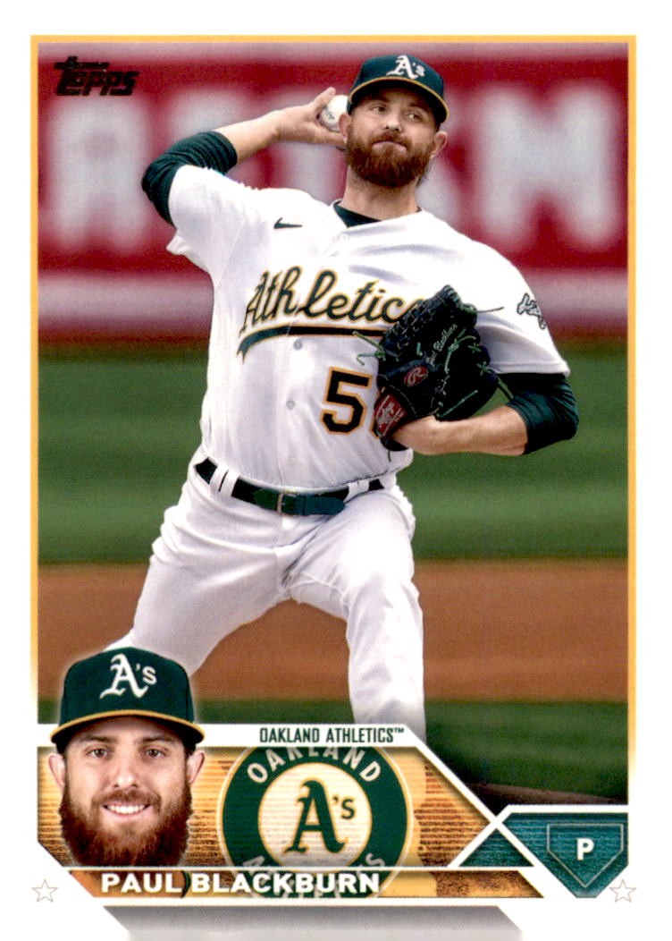 2023 Topps Oakland Athletics #OAK-2 Paul Blackburn