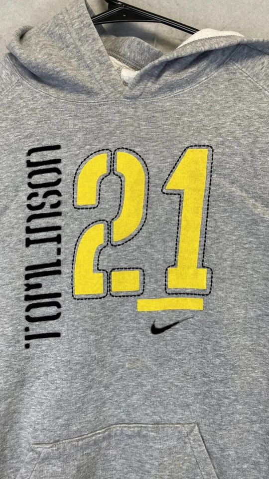 Толстовка с капюшоном мужская San Diego Chargers XL серая NFL футбол LaDainian Tomlinson Nike - Изображение 2 из 4