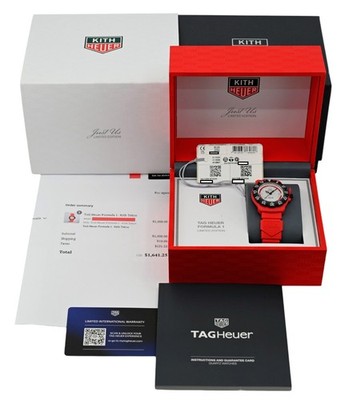 Tag Kith Heuer 35mm Formula 1 LE 250 Red \