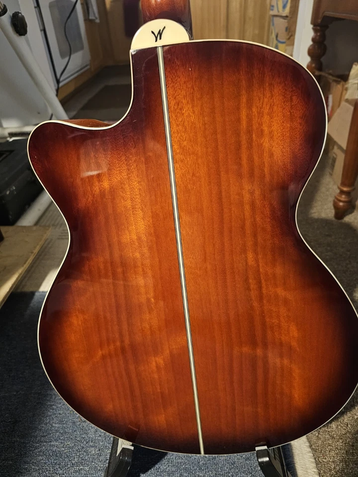 WASBURN ACOUSTIC-ELECTRIC GUITAR - Image 4 of 4