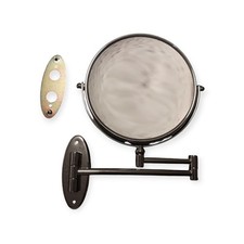 Makeup Mirror Tubular Steel Swing Arm Design Chrome Includes Mounting Hardware