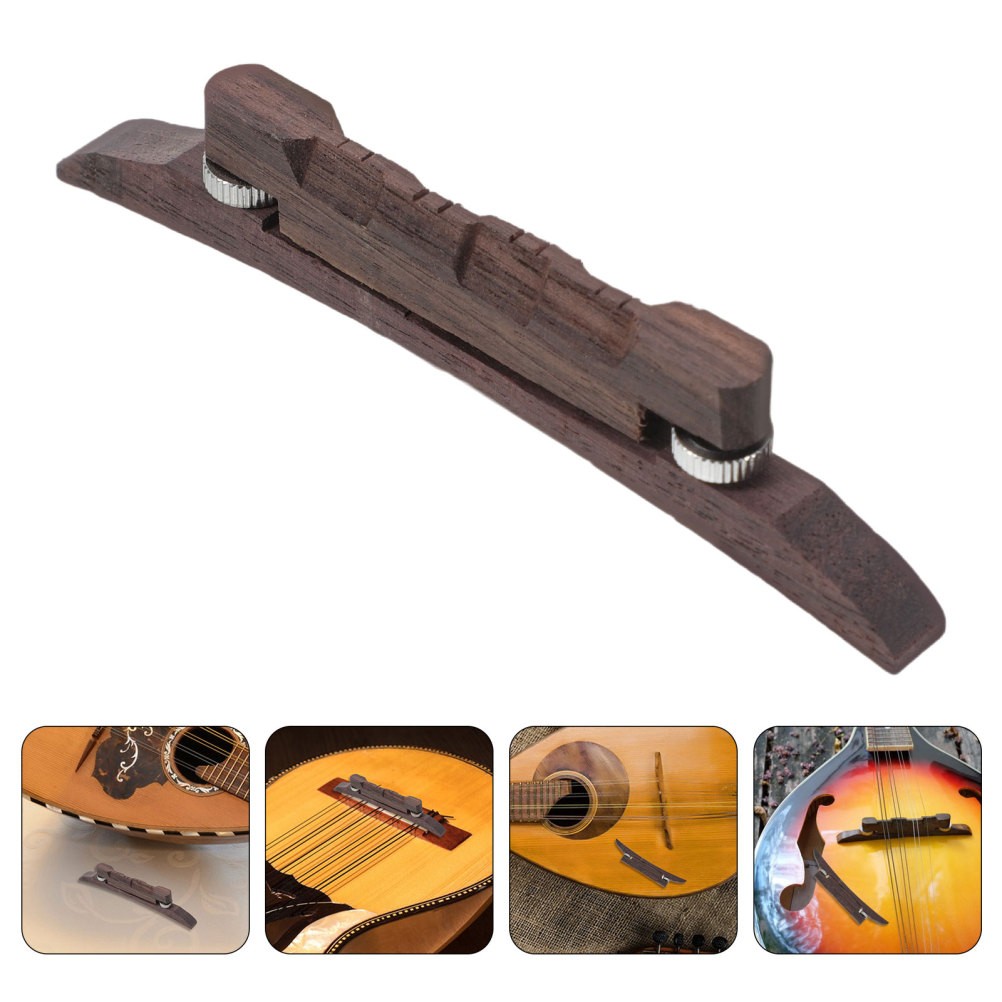 Chevalet de mandoline 3 pièces pièces de chevalet de guitare acoustique