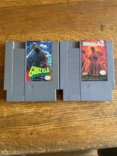 NES Godzilla 1 & 2 Nintendo TOHO CO rare games