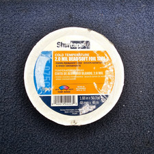 Shurtape AF 975CT: Cold Temp 2.0 Mil Dead Soft Foil Tape Silver, 1.88" x 50.3 yd