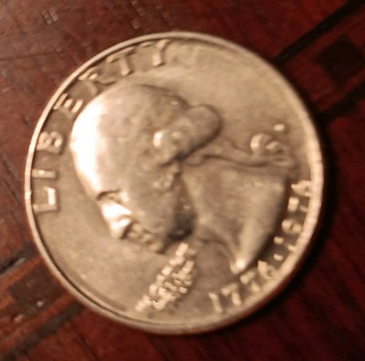 Washington Quarter Coin 1776-1976 Bicentennial Liberty
