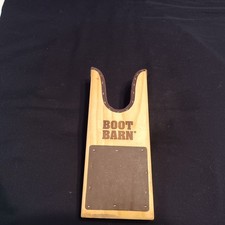 BOOT BARN WOONED WOOD 5'' X 12'' BOOT PULL REMOVER ACCESSORY