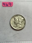 1944 Mercury Silver Dime 10c
