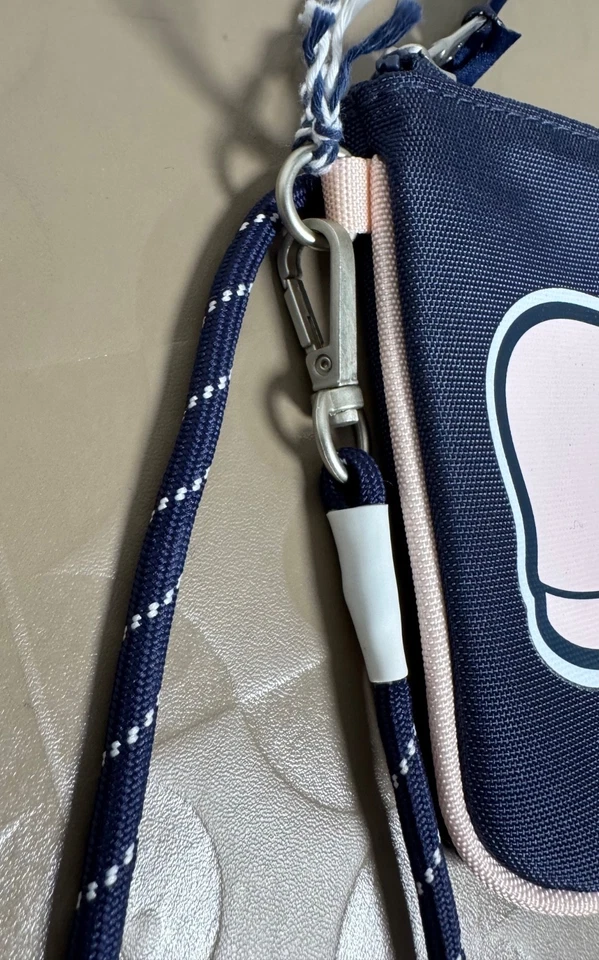 Vineyard Vines for Target Wristlet Pink Whale Navy 7.5x5" Top Zipper Pouch Bag - Image 3 of 4