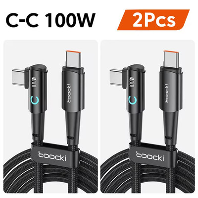 Typ C USB-C USB Kurz 90° Winkelkabel schnell Ladekabel für Samsung Huawei