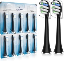 Toothbrush Heads 10-Pack for Aquasonic Black/Vibe/Duo Series Medium Bristles