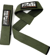 Wrist Straps for Weightlifting Bodybuilding Powerlifting Strength Training Ambus