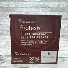 Protexis PI Orthopaedic Surgical Glove Cardinal Health 40 Pair Size 6 *See Date*