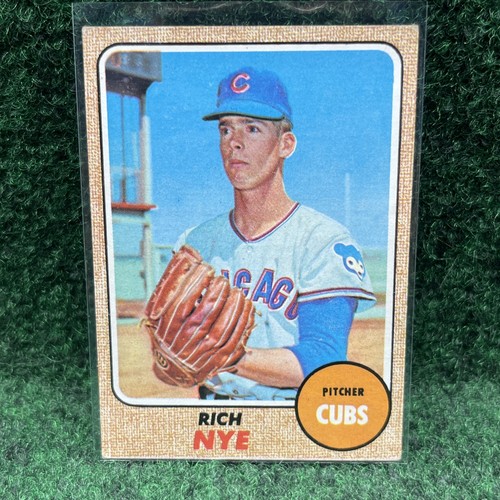 1968 Topps Baseballkarte - #339 Rich Nye Chicago Cubs POOR * markiert! Vintage Lesen A** - Bild 3 von 4