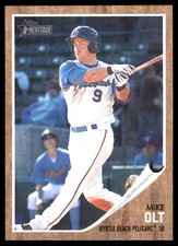 Mike Olt 2011 Topps Heritage Minor League #179 Myrtle Beach Pelicans MLB READ