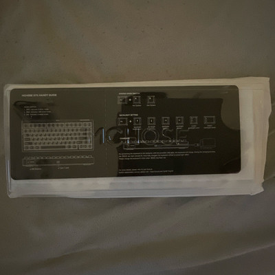 MCHOSE G75 mechanische Computer-Tastatur QWERTY Englisch Weiß/Blau