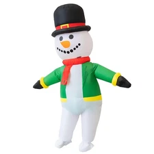 Inflatable Blow Up Costume for Adult Christmas Halloween Party Cosplay Suit M...