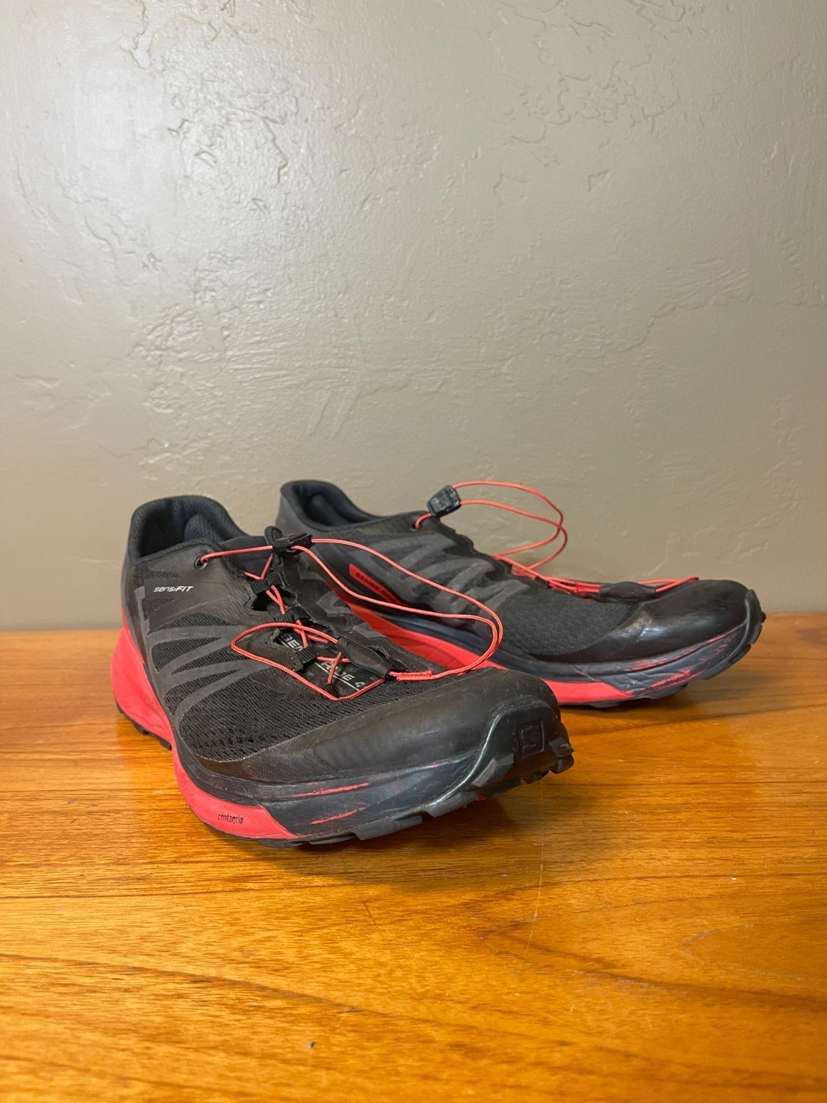 Salomon Sense Ride 4 Trail Running Shoes Mens 13 Black Red All Terrain Hiking
Opens in a new window