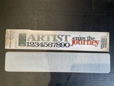 Sizzix Sizzlits 658552 Stacked Artful Words 