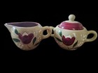Vintage Stangl Pottery Sugar & Creamer Set Magnolia Pattern  — photo 1