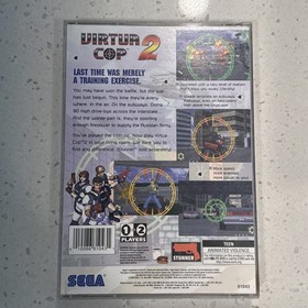 Virtua Cop 2 Sega Saturn 1996 Tested Working