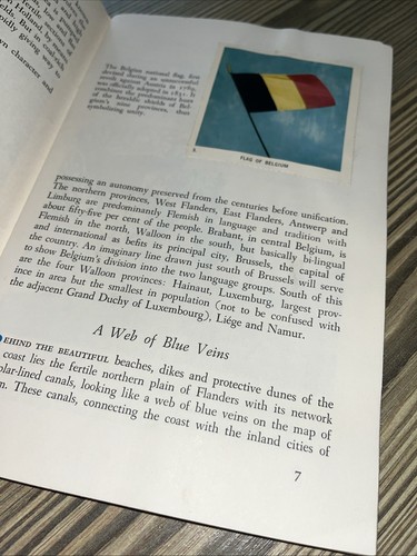Vintage American Geographical Society Around the World Books - BELGIUM - Picture 8 of 12