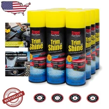 Quick Auto Trim Restorer 12pk - USA Made Vinyl Plastic Protectant - Deep Shine