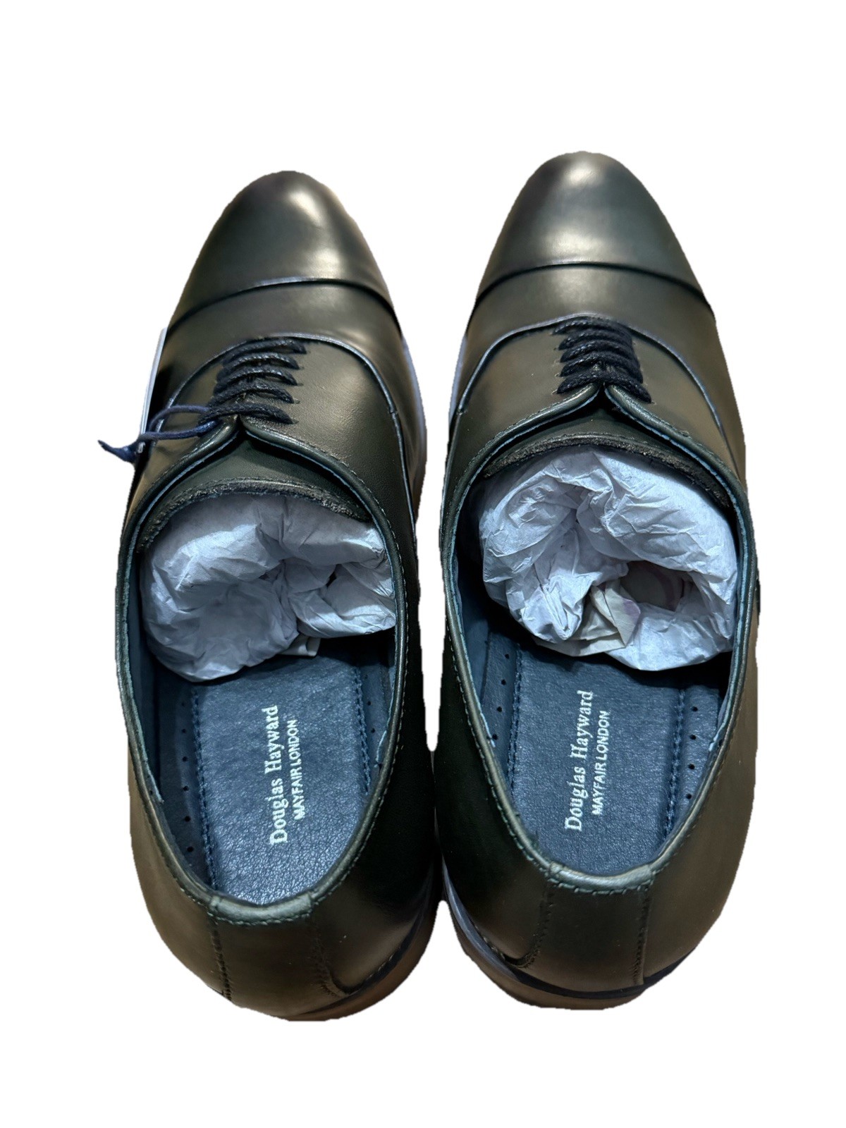 Douglas Hayward Mayfair London Oxford Dark Green Formal Shoes - Size UK 8/EUR 42 image 3