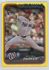 2024 Topps Update Yellow Rainbow Foil Mitchell Parker #US5 1n4a