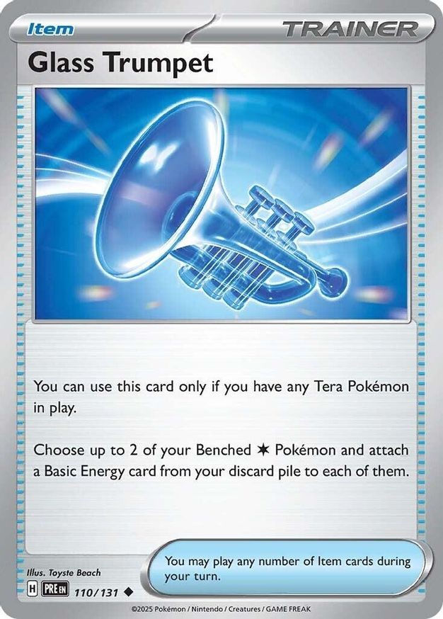 Pokemon Glass Trumpet (110/356) Prismatic Evolutions NM